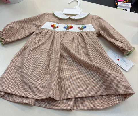Smocked Turkey Dress