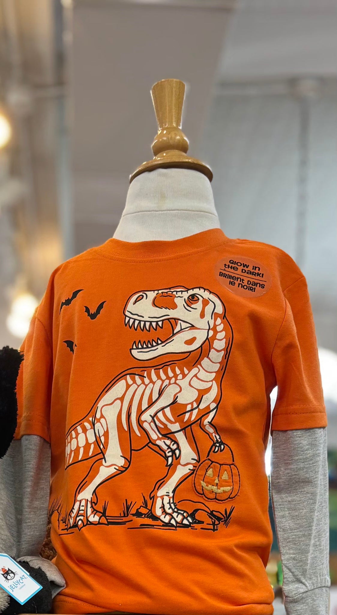 T-Rex Bones Halloween Shirt