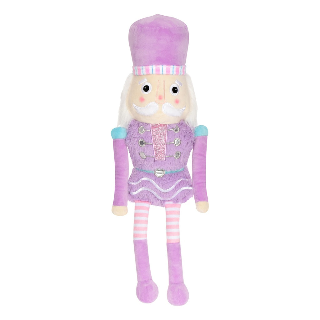 Lavender Plush Nutcracker