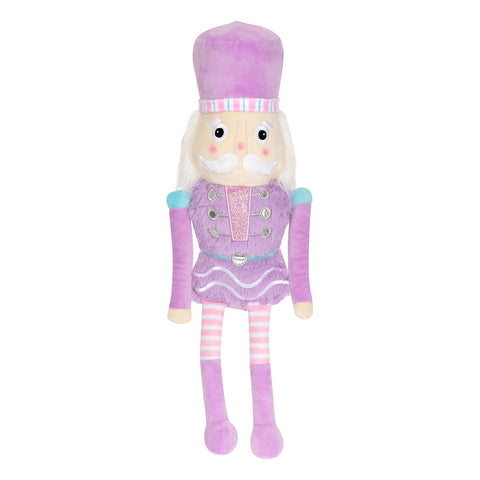 Lavender Plush Nutcracker