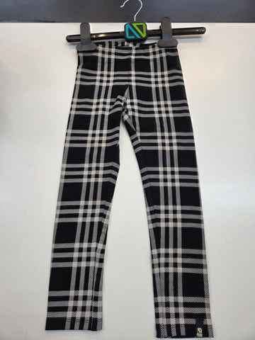 Black/Ivory Plaid Leggings