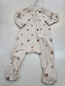Pumpkins Bamboo Zip Footie