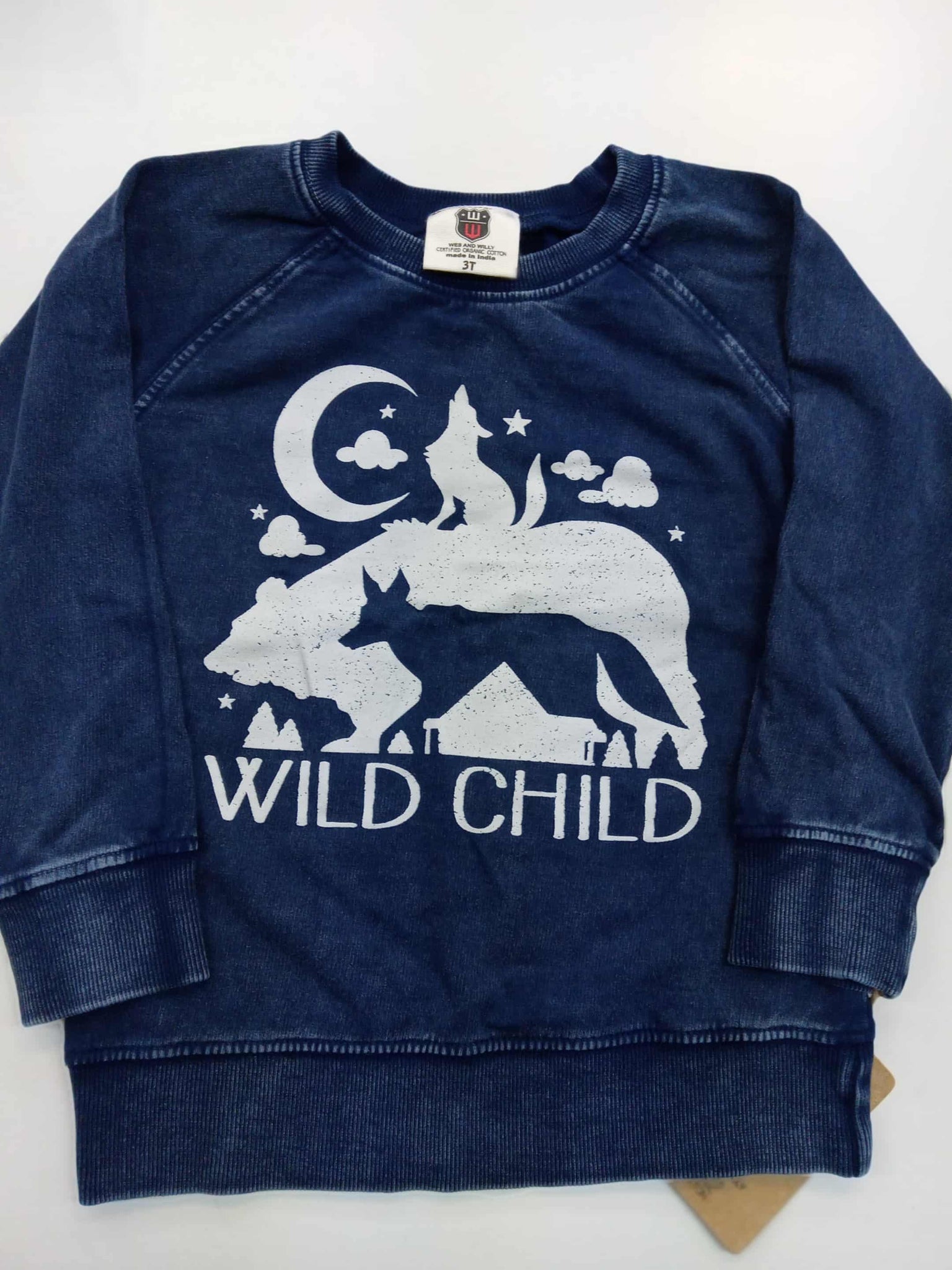 Wild Child Navy Sweatshirt