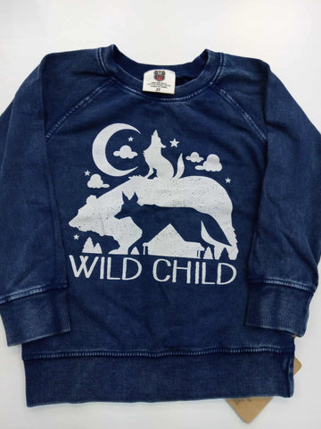 Wild Child Navy Sweatshirt