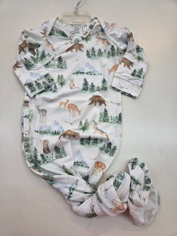 Copper Pearl Grayson Knotted Gown