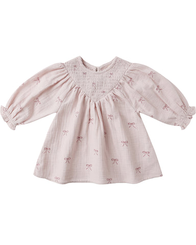 Bows Smocked Dress
