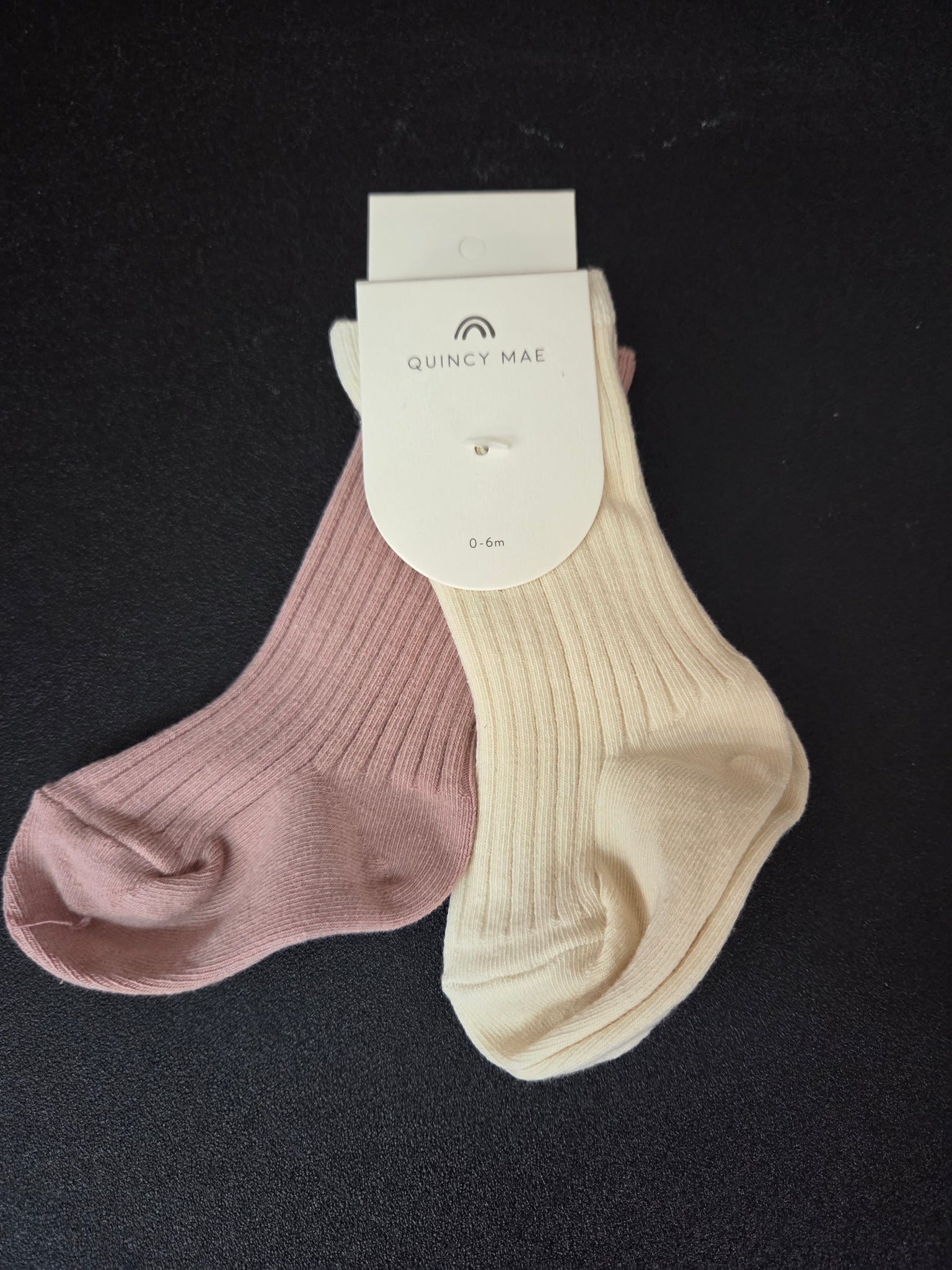 Natural/Rose Sock Set