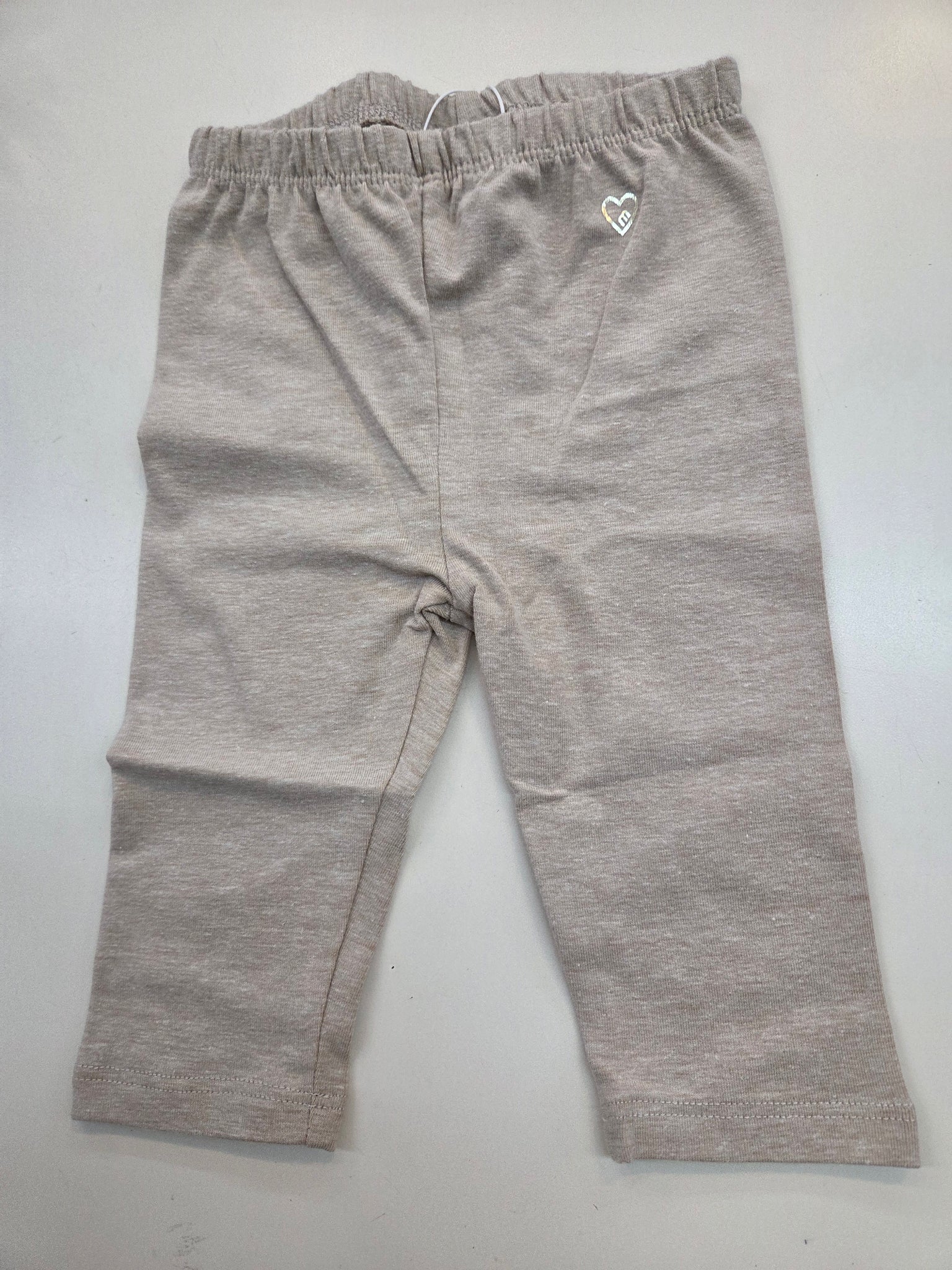 Heathered Oatmeal Basic Legging