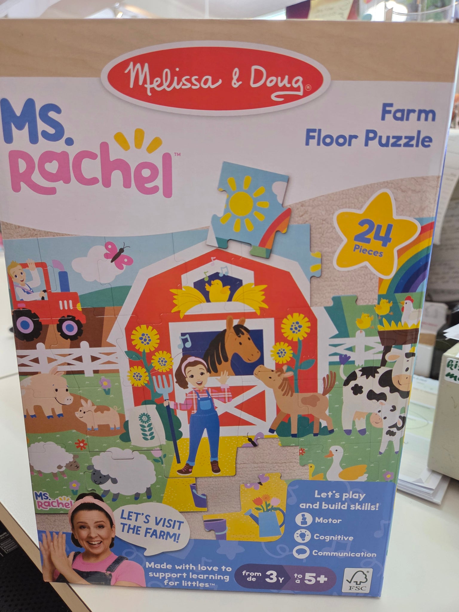 Ms Rachel Farm Floor Puzzle