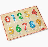See-Inside Numbers Peg Puzzle