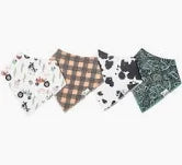 Copper Pearl Jo Bandana Bib Set