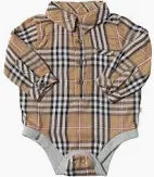 Jasper Woven Onesie-Brown/Black/Red Plaid