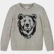 Charcoal Bear Crew Neck Sweater