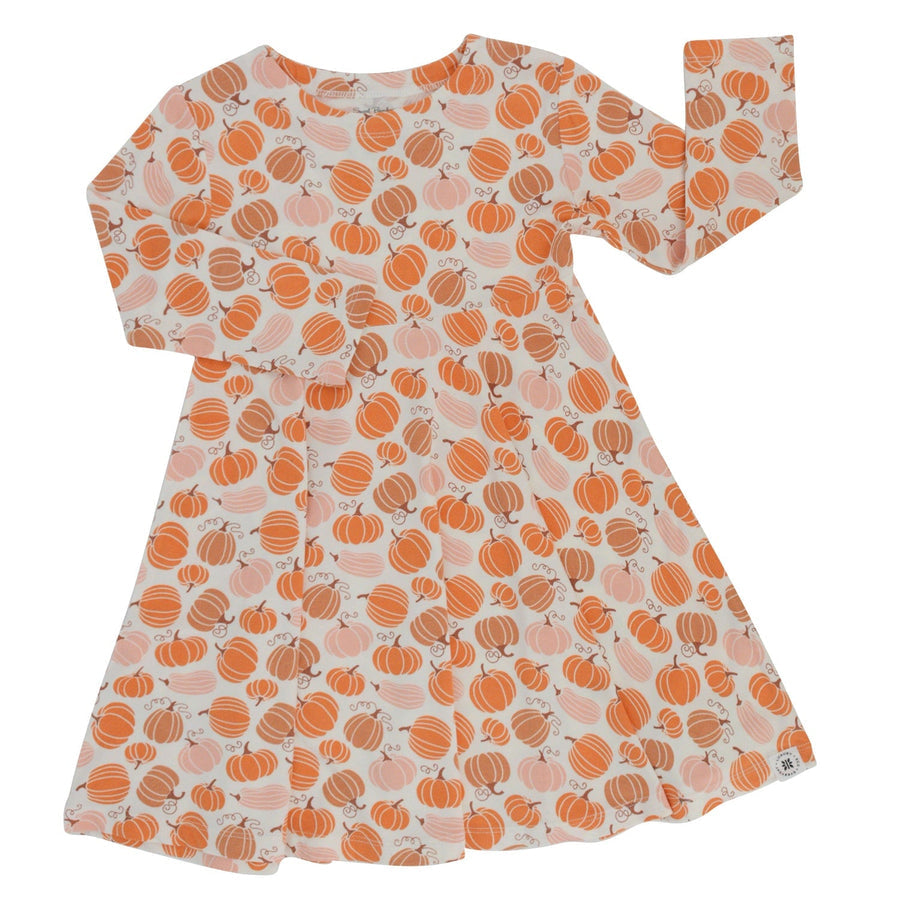 Pumpkin Swirly Dress