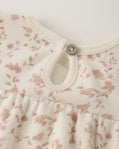 French Garden Tiered Jersey Dress