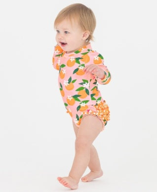 Orange You the Sweetest One Piece Rashguard