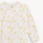 Star Signs Pink Gown + hat Set-0/3 month