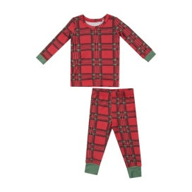 Vintage Holiday Plaid 2 pc. Pajamas-12/18 month