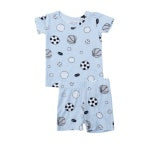 Blue Sports Balls 2 pc. Pajamas