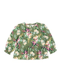 Enchanted Garden Knit Peplum Top