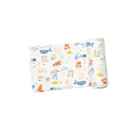 In the Ocean Swaddle Blanket-Bamboo