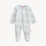 Birch Trees Velour Magnetic Me Footie