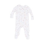 Bunny and Duck Smocked Peter Pan Footie