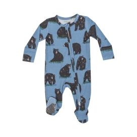 Black Bears 2-Way Zipper Footie