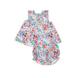 London Floral Ruffle Top + Bloomer