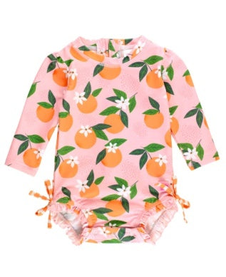 Orange You the Sweetest One Piece Rashguard