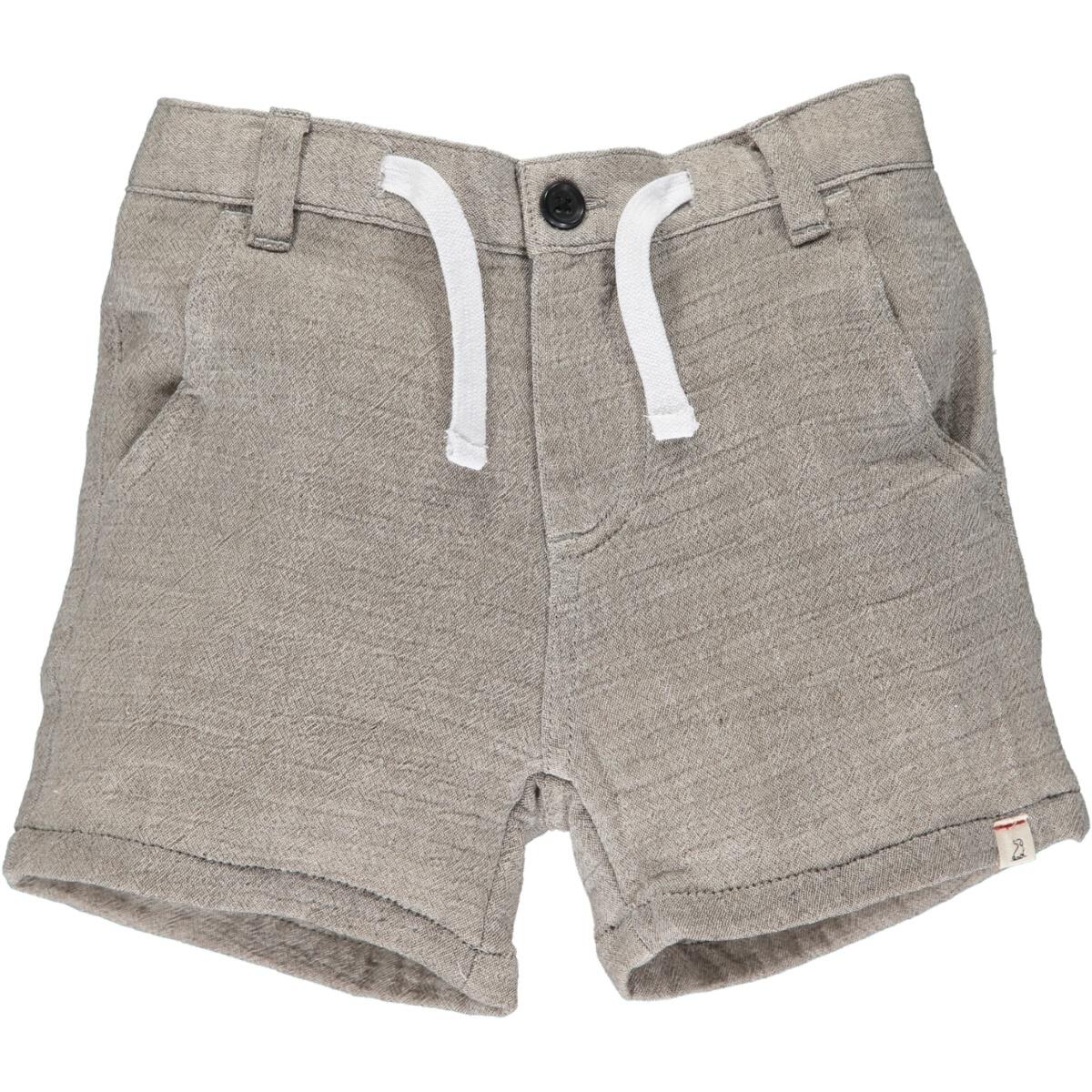 Brown Gauze Shorts-Crew
