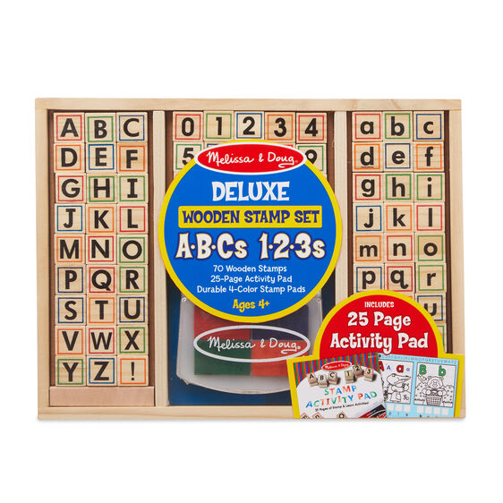 Deluxe Wooden Stamp ABC's -30118