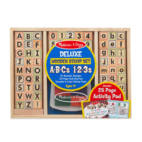 Deluxe Wooden Stamp ABC's -30118