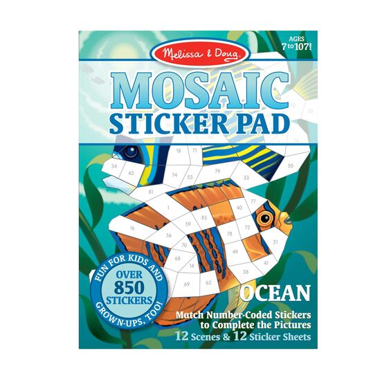 Ocean  Mosaic Sticker Pad