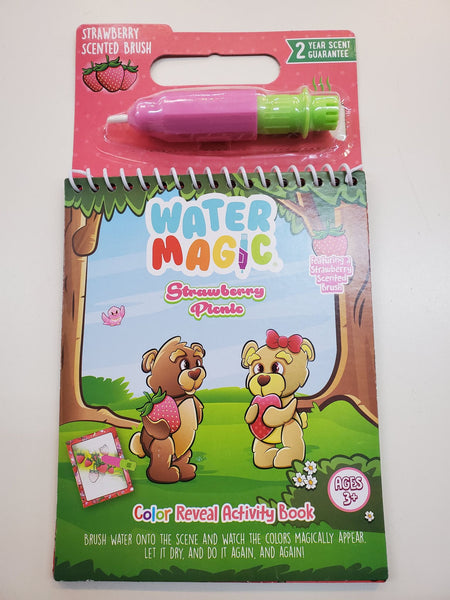 Water Magic Activity Book w/scented Brush-8 varieties