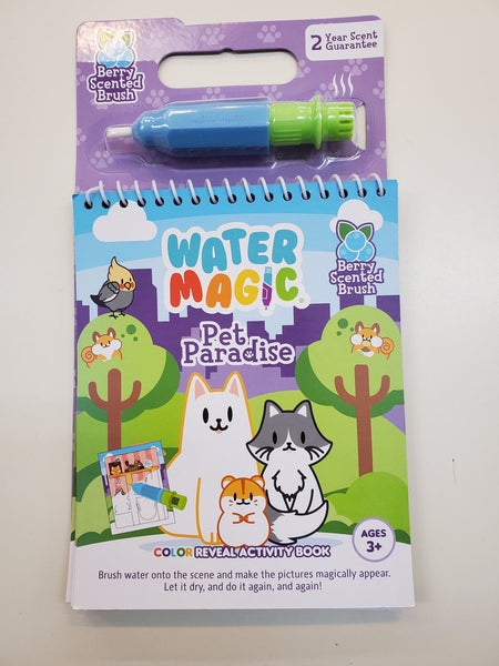 Water Magic Activity Book w/scented Brush-8 varieties
