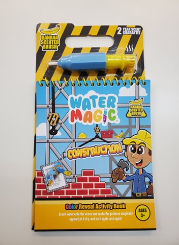 Water Magic Activity Book w/scented Brush-8 varieties
