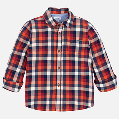 Navy Check Shirt
