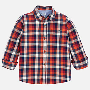 Navy Check Shirt