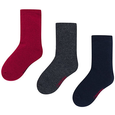 3 pk. Solid Color Socks