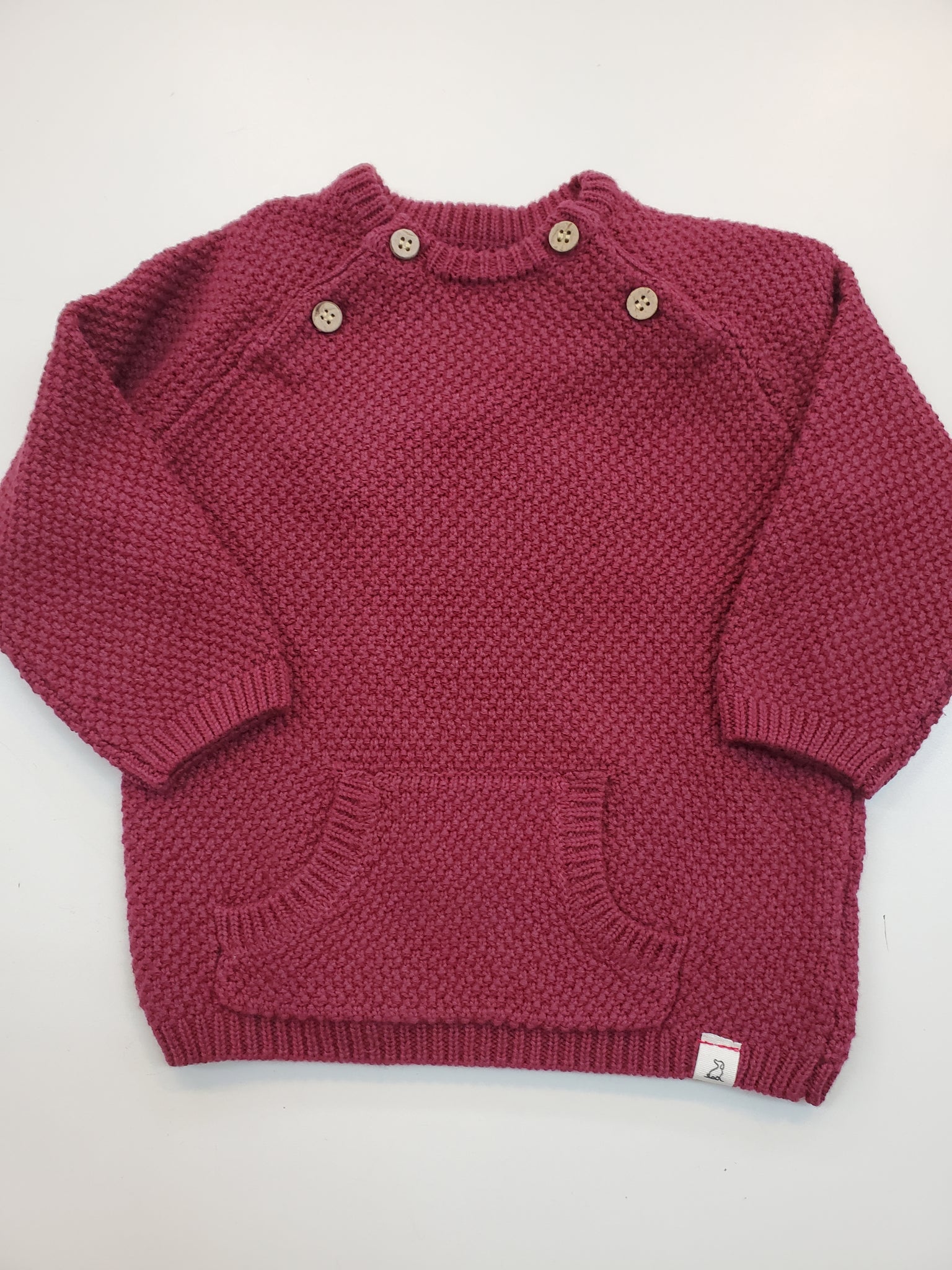 Morrison Baby Sweater-Wine