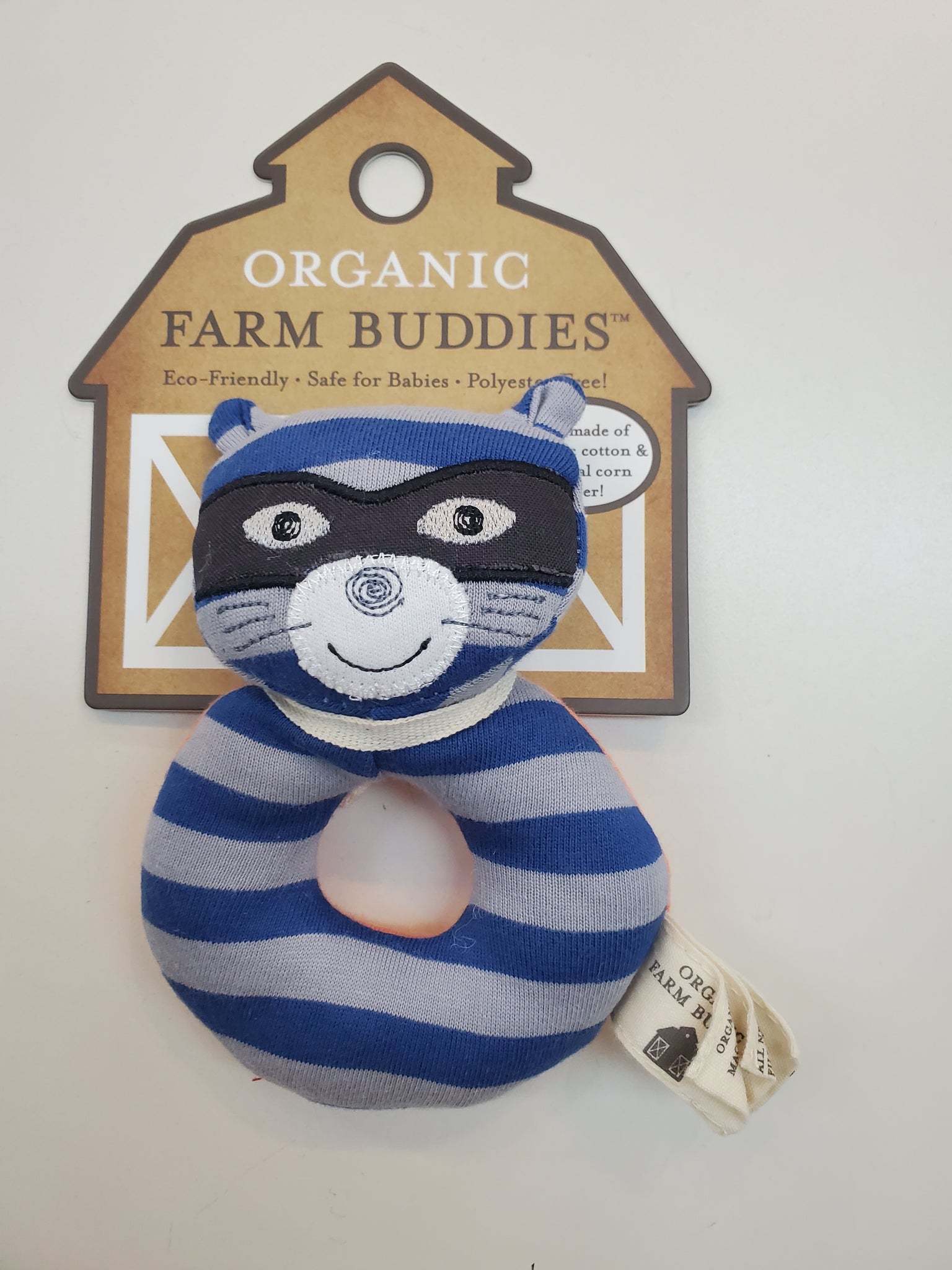 Organic Farm Buddies Ring Rattle