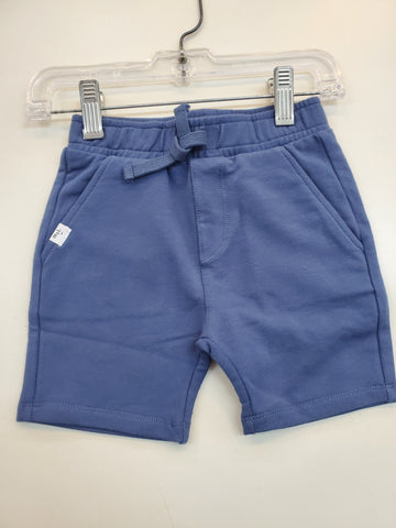 Dusty Blue Knit Shorts
