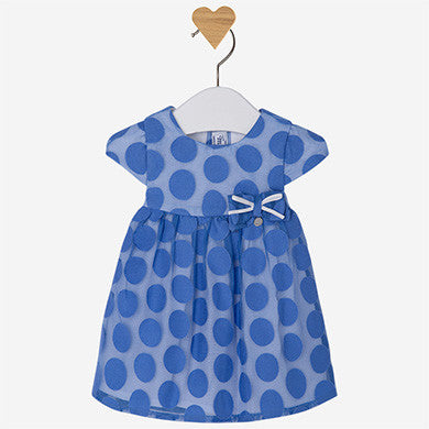 Periwinkle Dot Dress