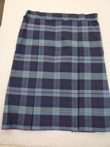 Plaid Kick Pleat Skirt (Plaid 41)