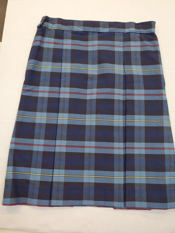 Plaid Kick Pleat Skirt (Plaid 41)