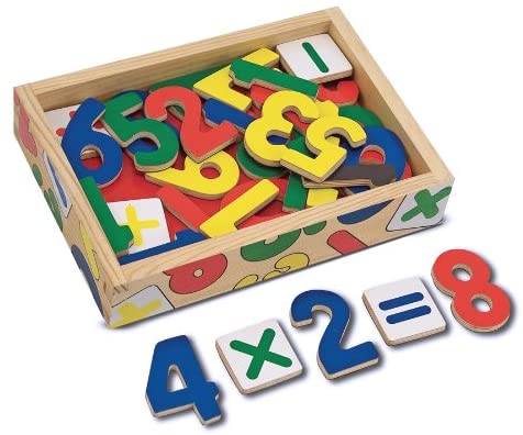 Magnetic Wooden Numbers