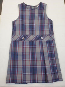 Plaid 53-Girls Drop Waist Jumper