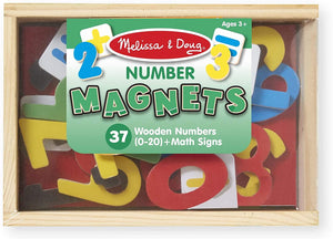 Magnetic Wooden Numbers