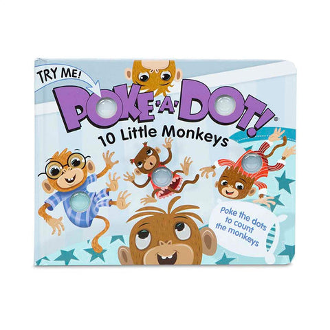 Ten Little Monkeys Poke a Dot Book